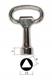 Ключ ж/д проводника Треугольник 9х13 мм