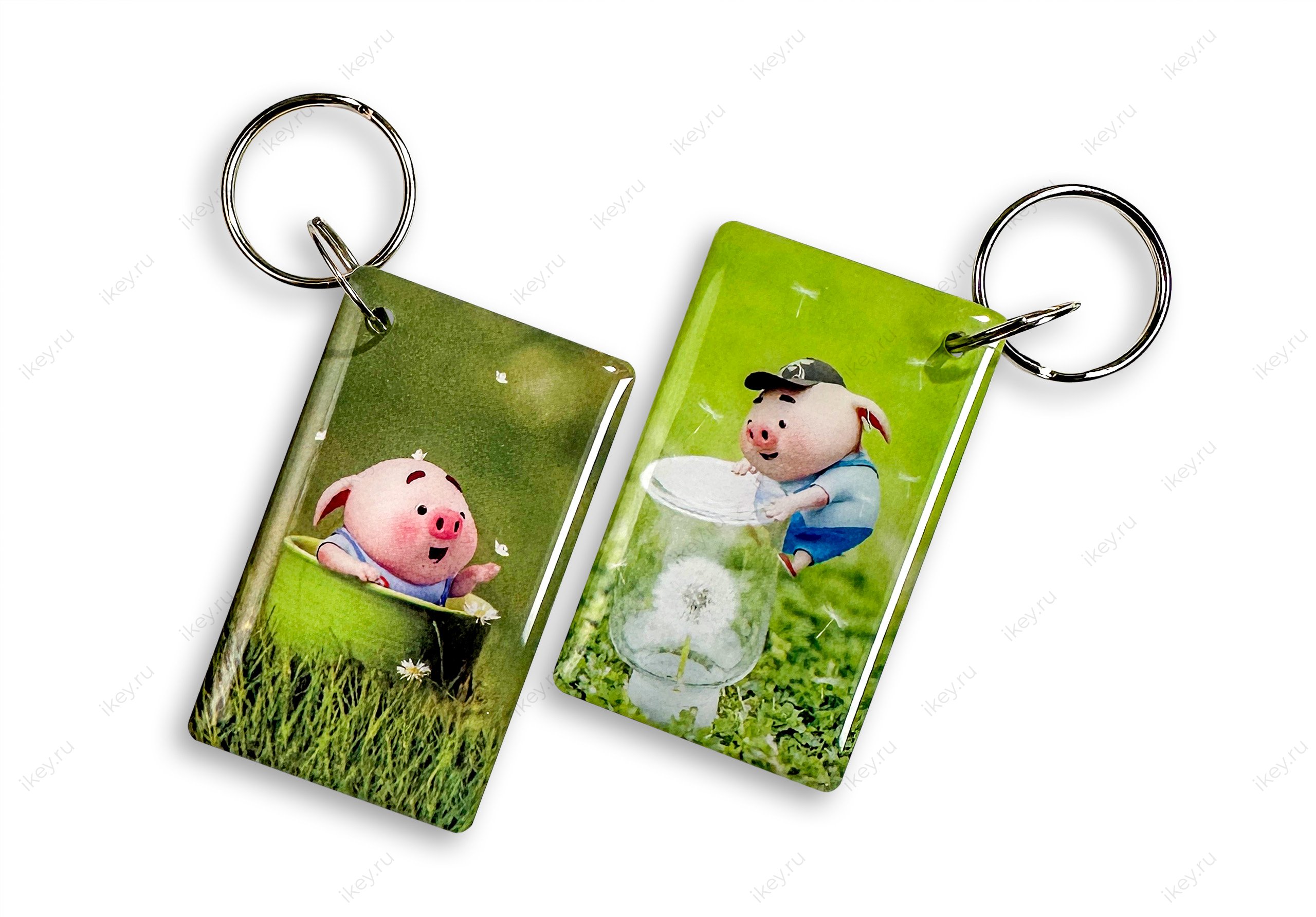 Поросенок зеленый EPOXY (чип H5.5) - 1