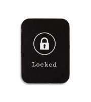 Стикер-самоклейка «Locked» (чип MF-3.2) - 1