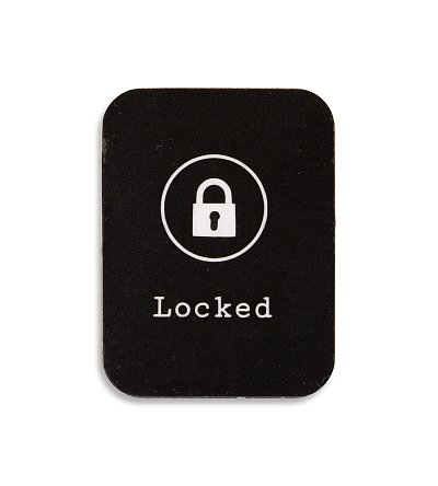 Стикер-самоклейка «Locked» (MF UL-5)