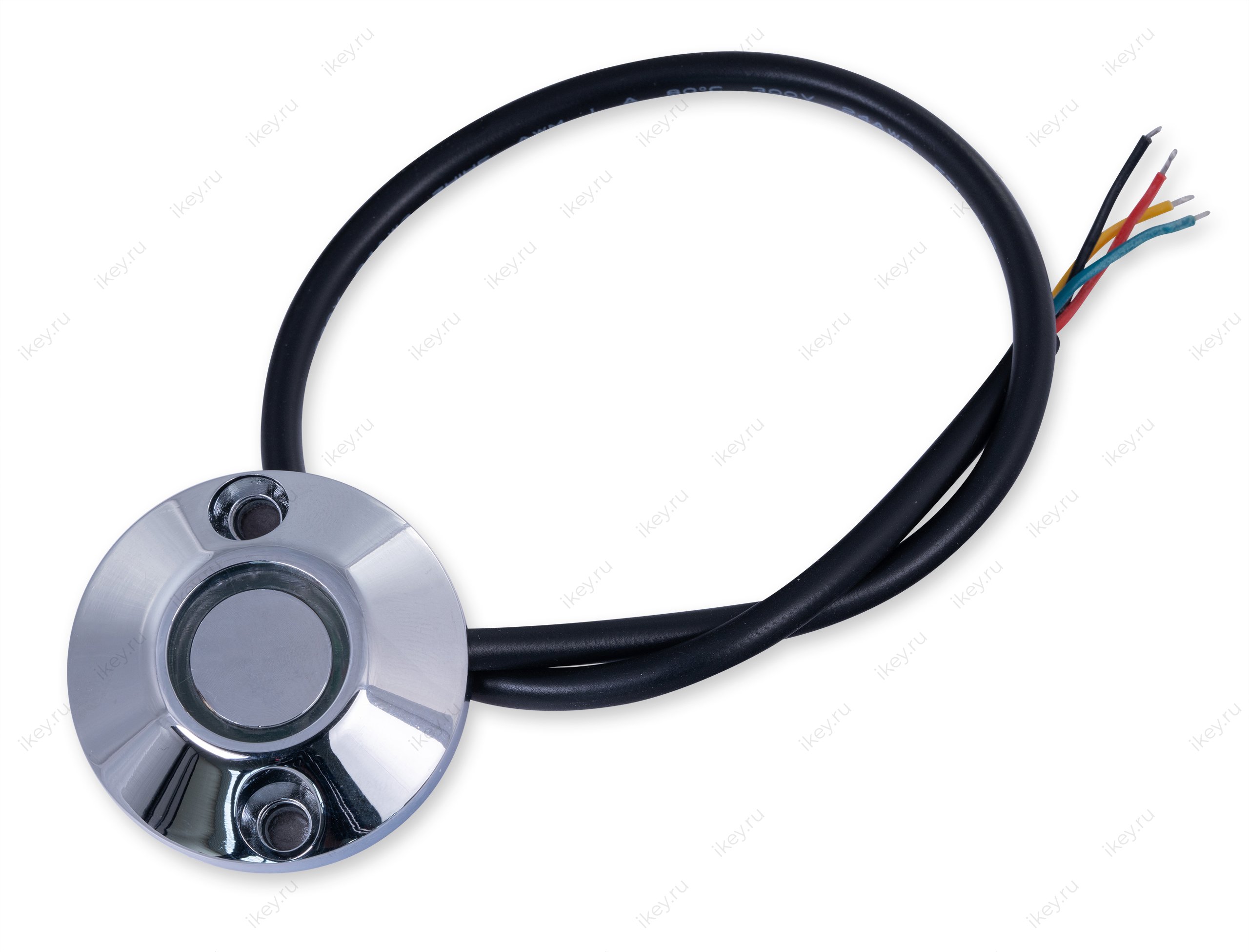 Считыватель накладной  TM с подсветкой, хром - 1