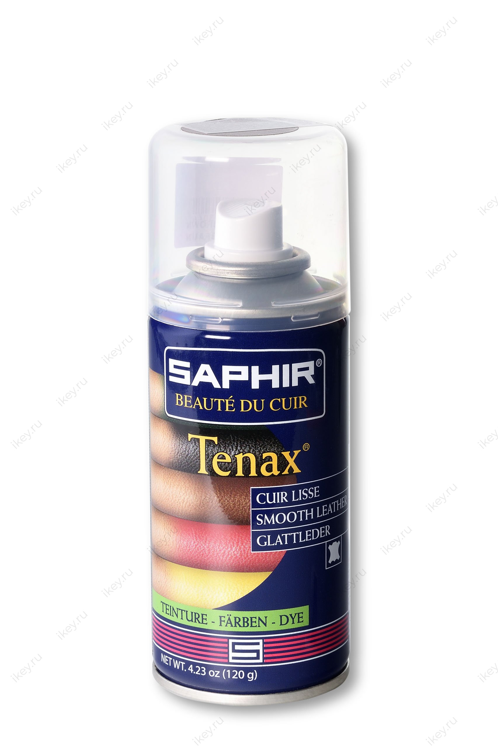 Аэрозоль-краситель для кожи Saphir Tenax (коричневый) - 1