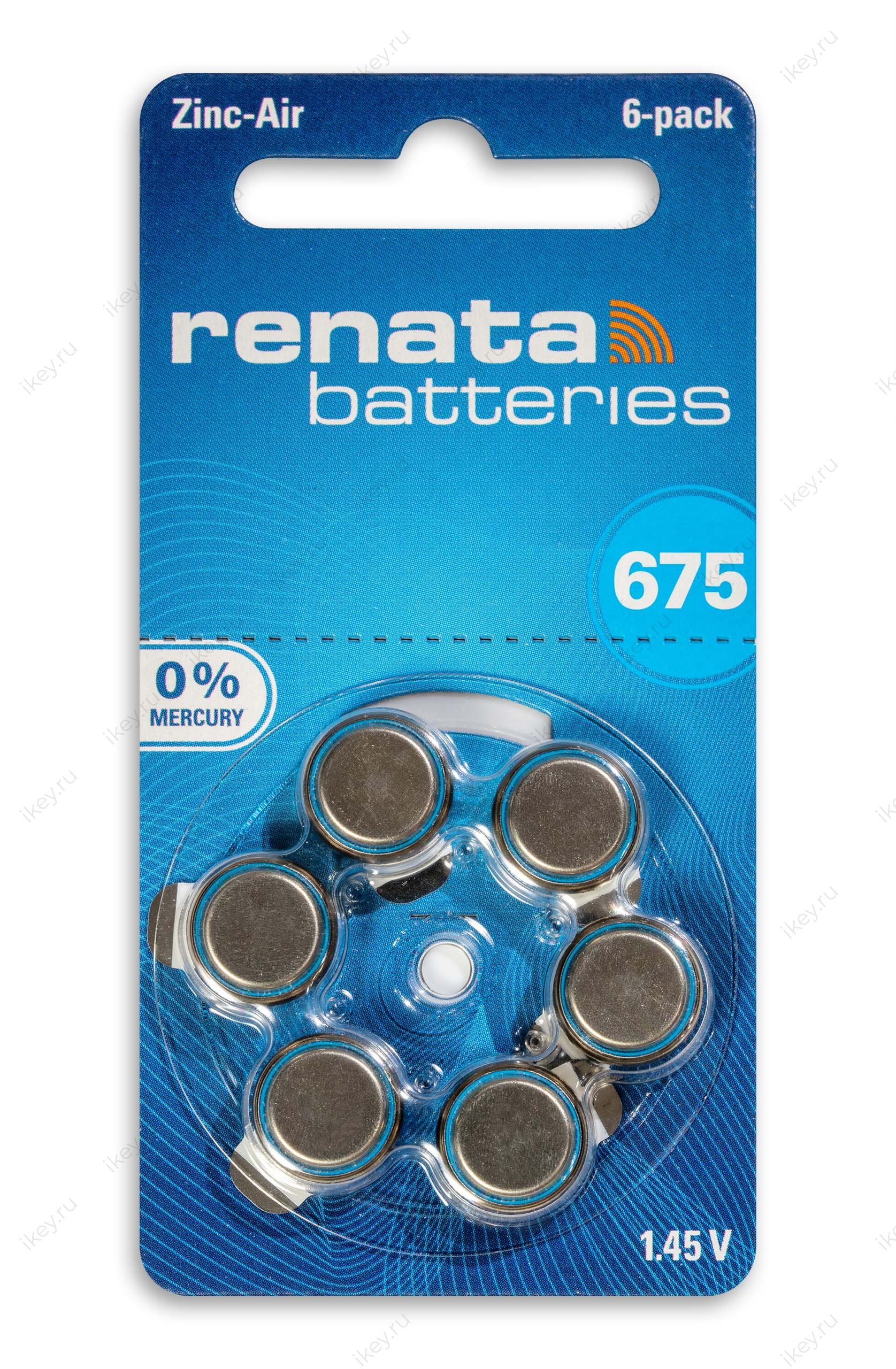 Батарейка RENATA ZA 675 - 1