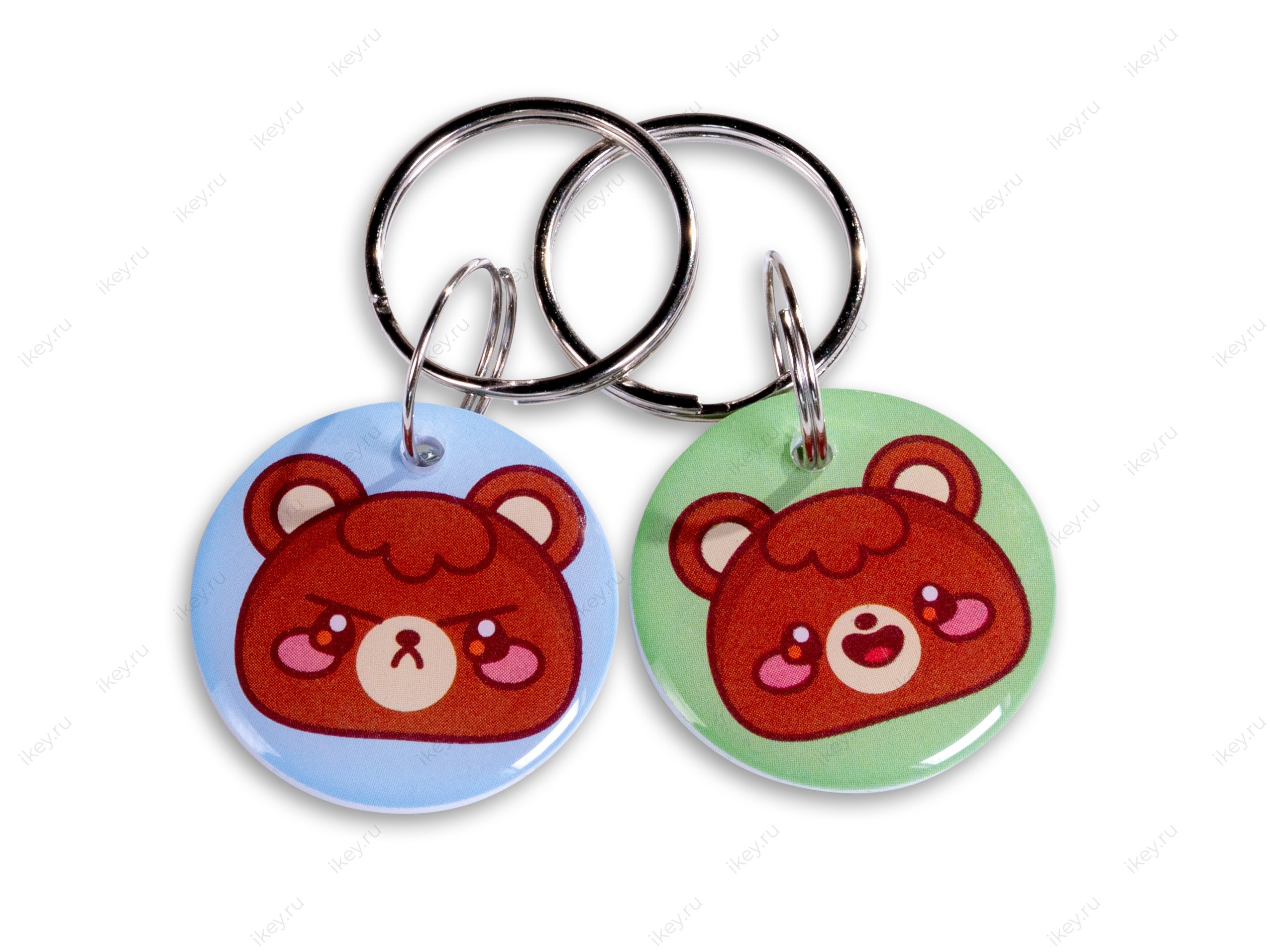 Смайл с мишкой  EPOXY (чип H2) - 1