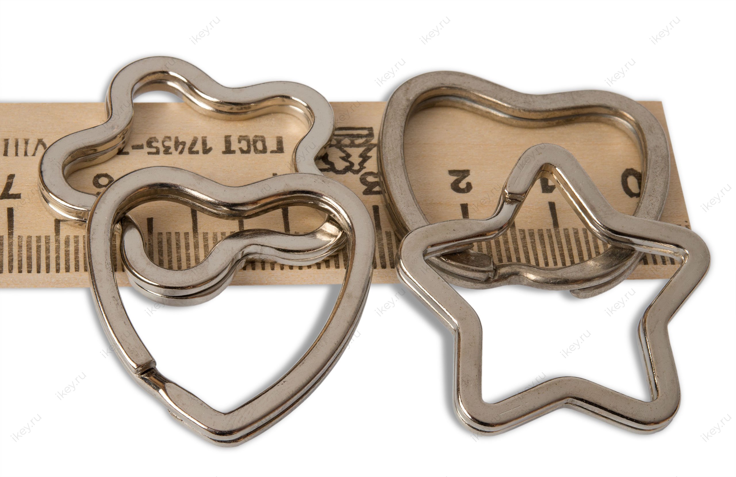 Фигурное кольцо для крепления ключей - 1