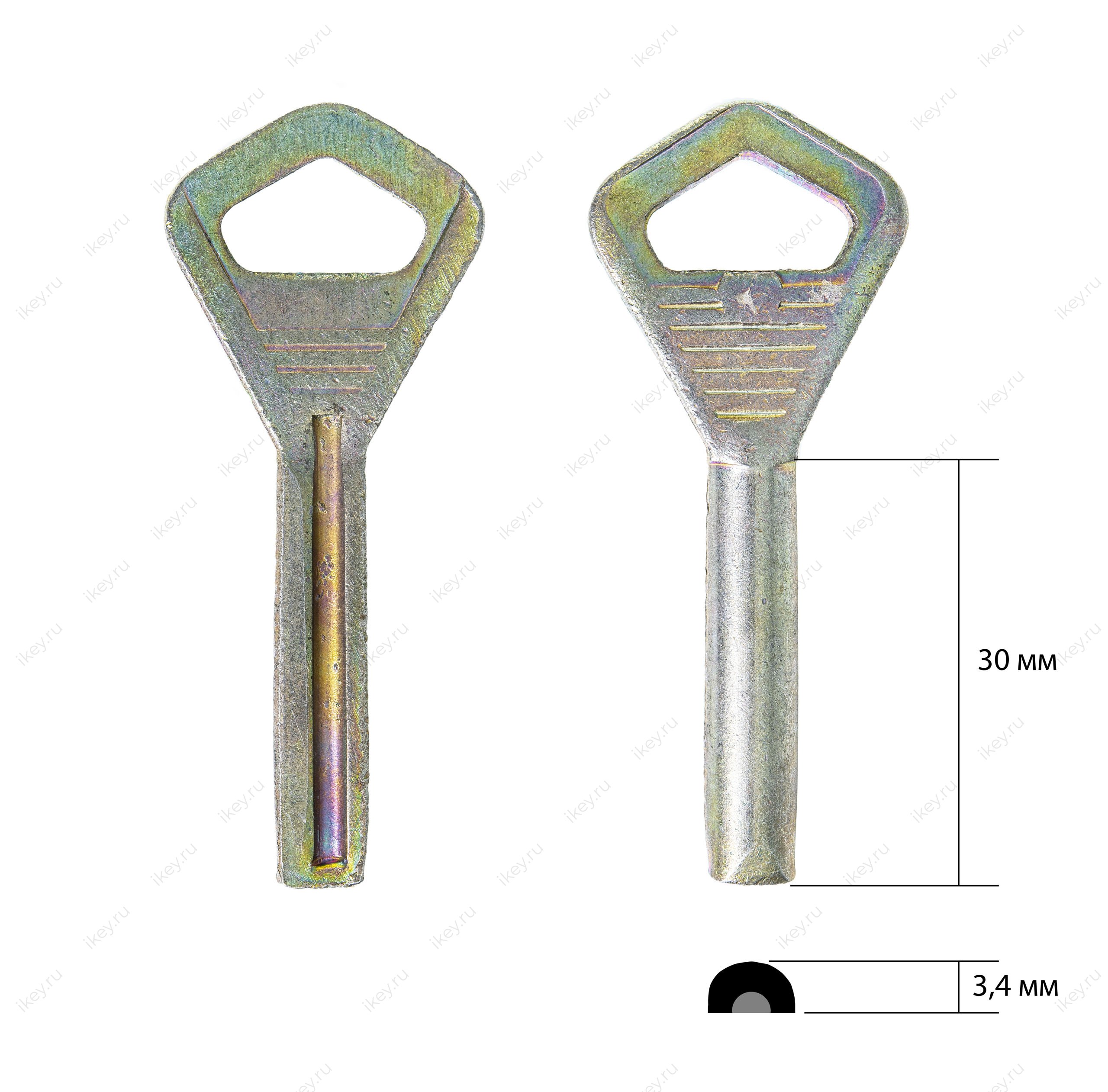 Финка полукруглого типа с пазом - 1
