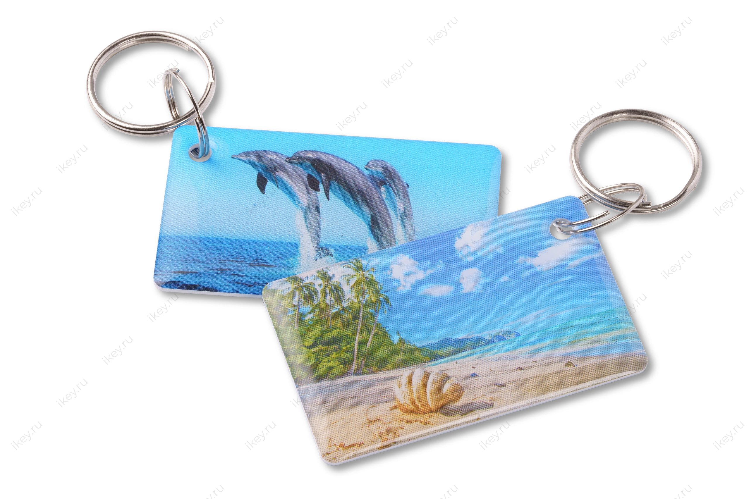 Пляж/Дельфины EPOXY (чип H2) - 1