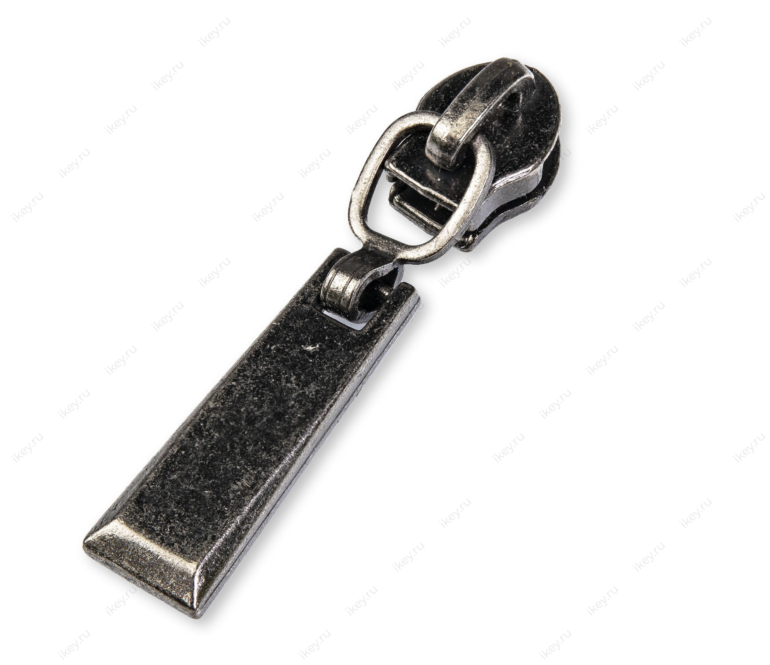 Бегунок для молнии №3 спираль без стопора декоративный - 1