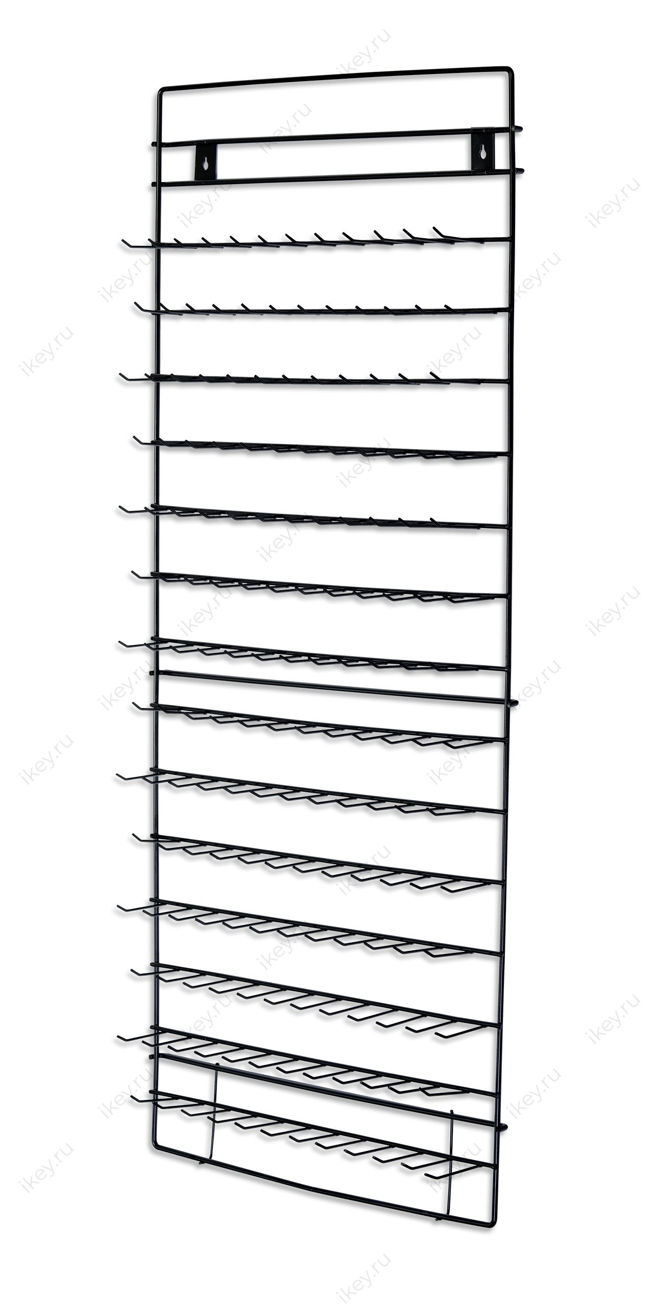 Стенд для ключей с крючками "Черный" - 1