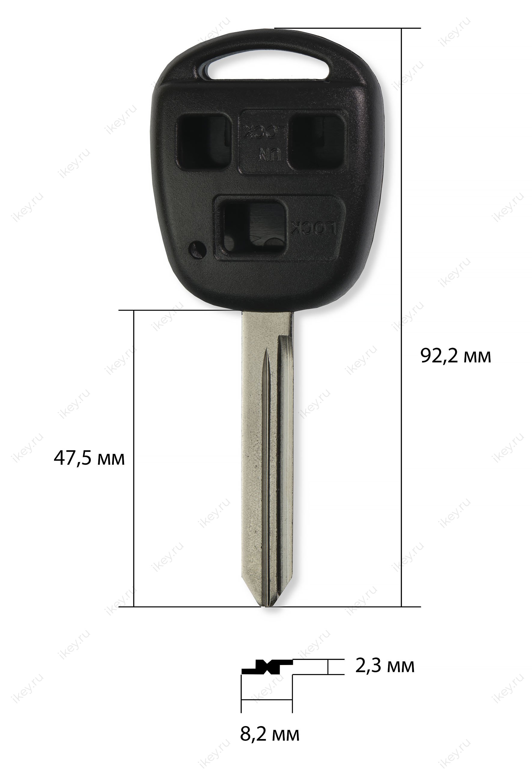 TOYO-19P | TY47P 3 кнопки - 1