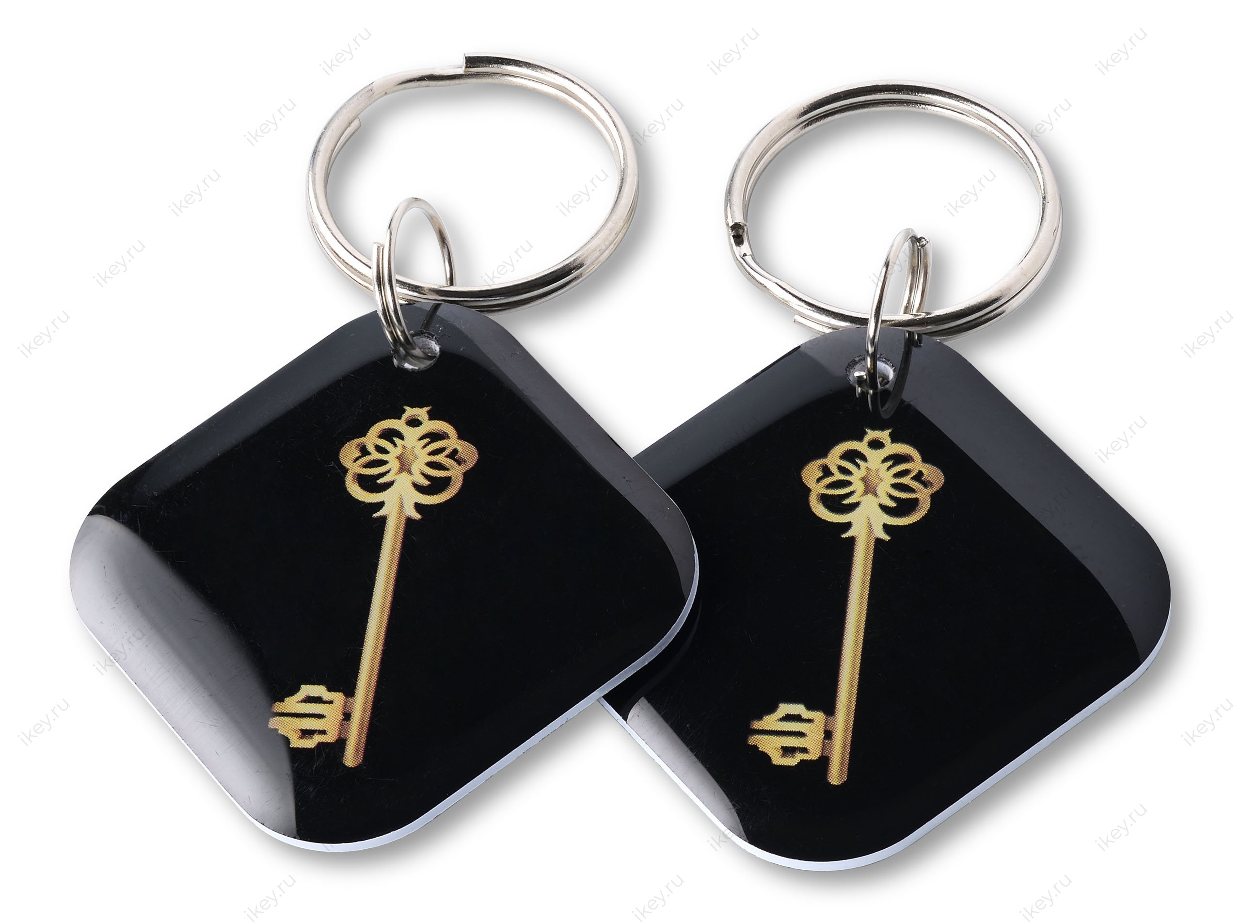 Золотой ключ чёрный EPOXY (чип H2) - 1