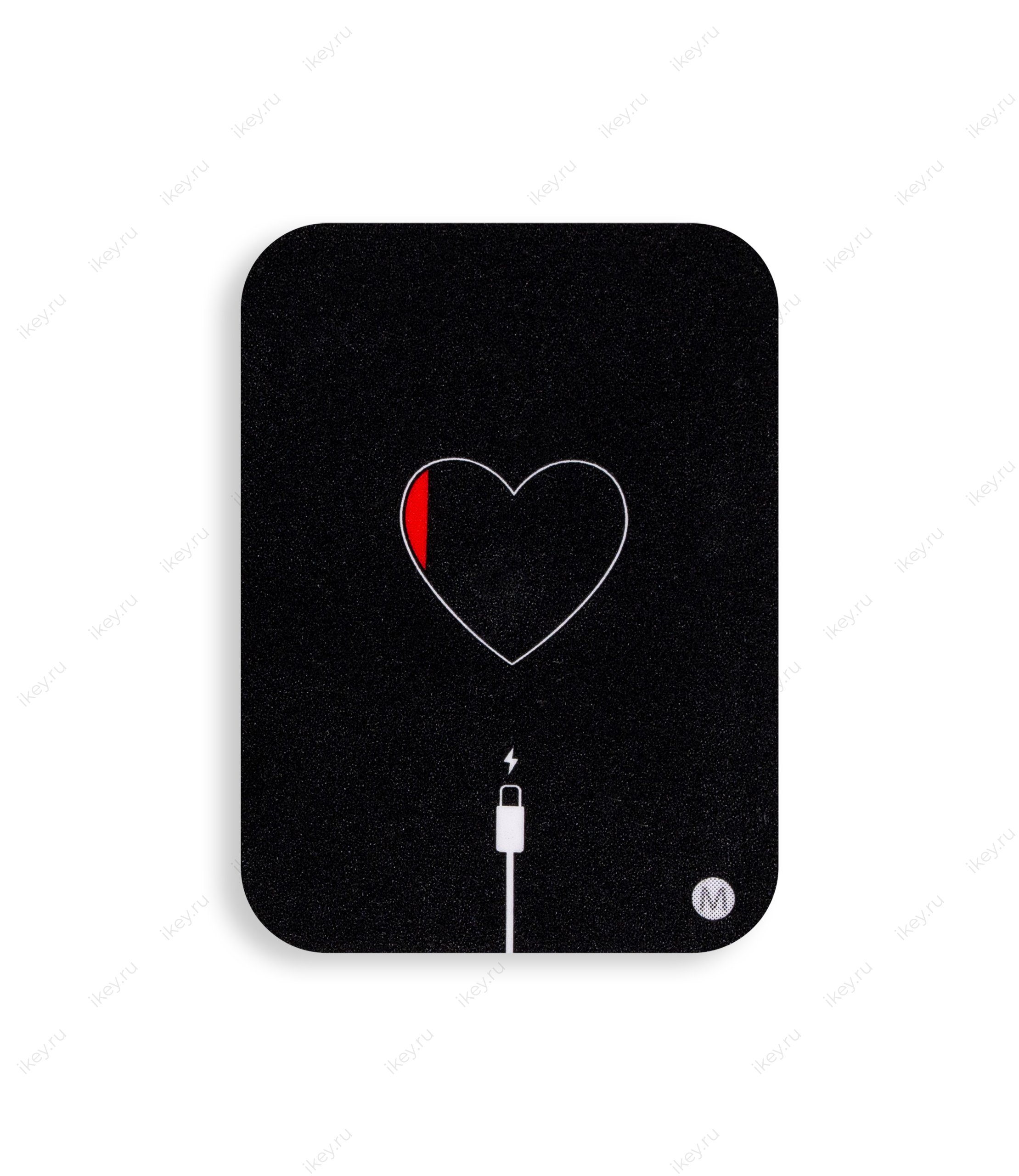 Стикер-самоклейка «Сердце на зарядку» (чип MF-3.2) - 1