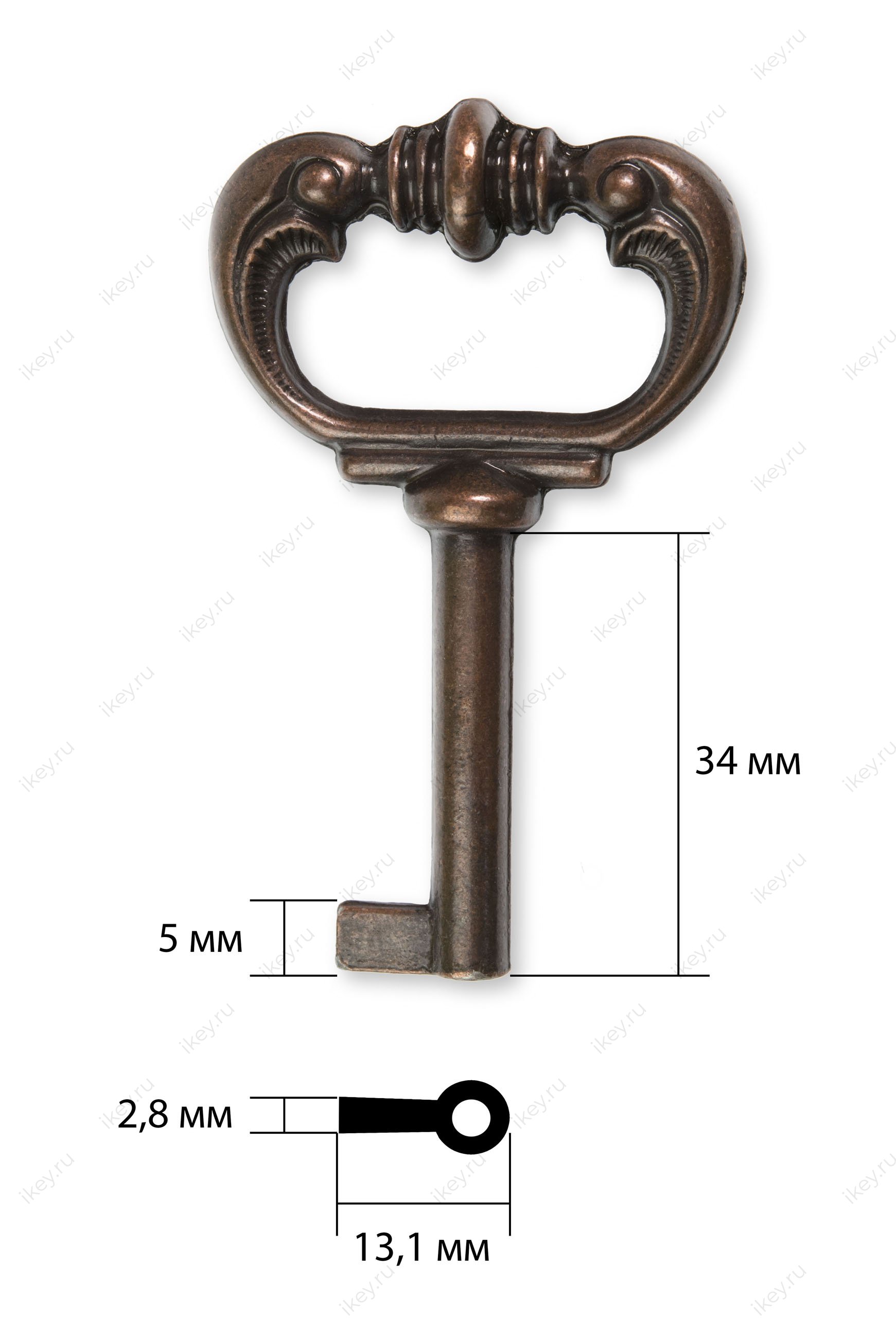 Заготовка ключа для мебели №19 - 1
