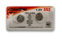 Батарейка Camelion 392 SR41W AG3 (10шт) - 2