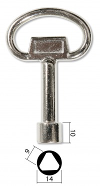 Ключ ж/д проводника Треугольник 9х14 мм