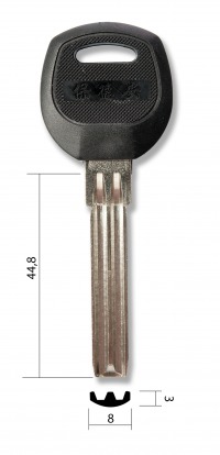 Заготовка ключа PAN-PAN 8.0 mm