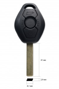 BM-6P корпус ключа (3 кнопки)