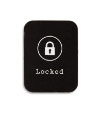 Стикер-самоклейка «Locked» (чип MF-3)